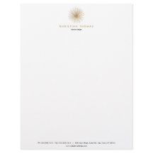 VINTAGE MODERNISTA INTERIOR DISEÑADOR Letterhead