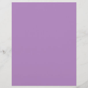 Membrete Violeta africana (color sólido)