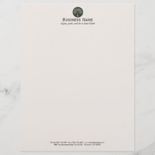 Membrete Wise Old Tree Logo \ Letterhead