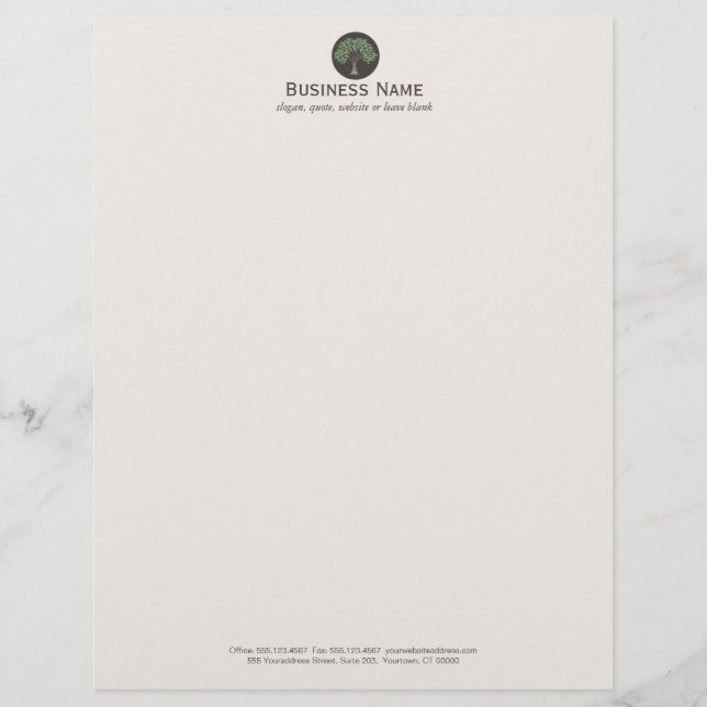 Membrete Wise Old Tree Logo \ Letterhead (Anverso)