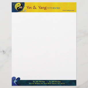 Membrete Yin y Yang Massage Therapy Business