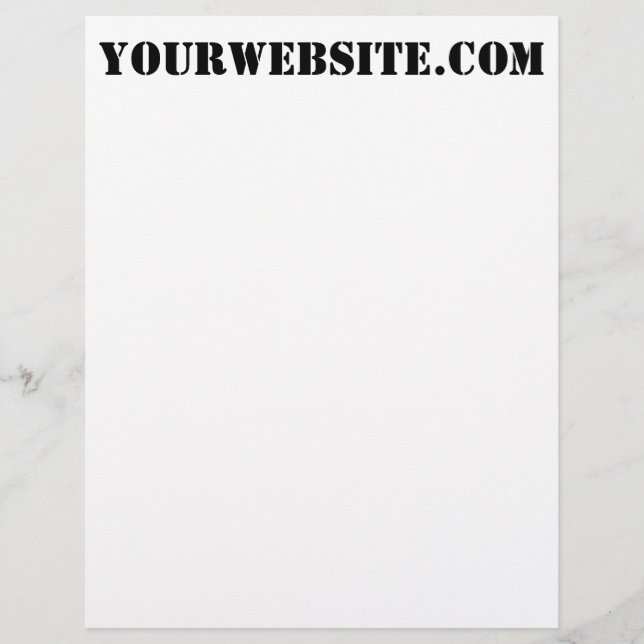 Membrete YourWebSite.com (Anverso)