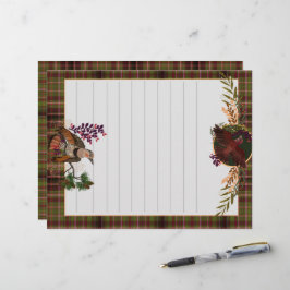 Membrete Yuletide Greetings Northern Flicker
