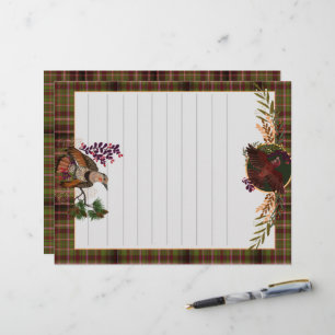 Membrete Yuletide Greetings Northern Flicker