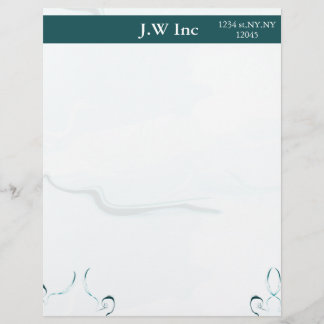 membretes comerciales azules abstractos