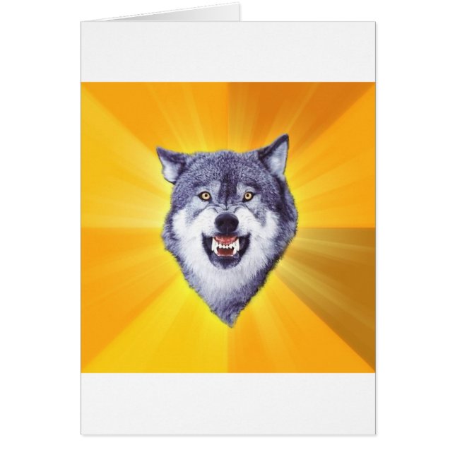 Meme de Internet para animales: consejo de lobos d (Frente)