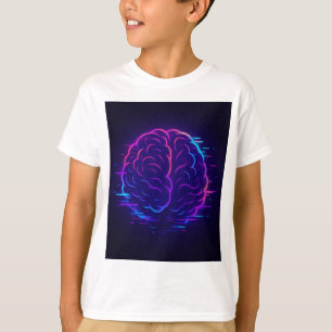 Meme de la camiseta de Neon Brain Kids