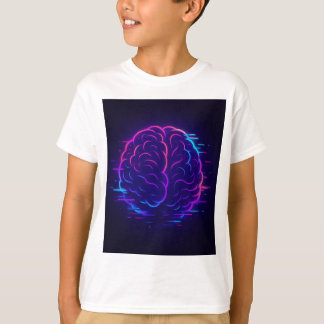 Meme de la camiseta de Neon Brain Kids