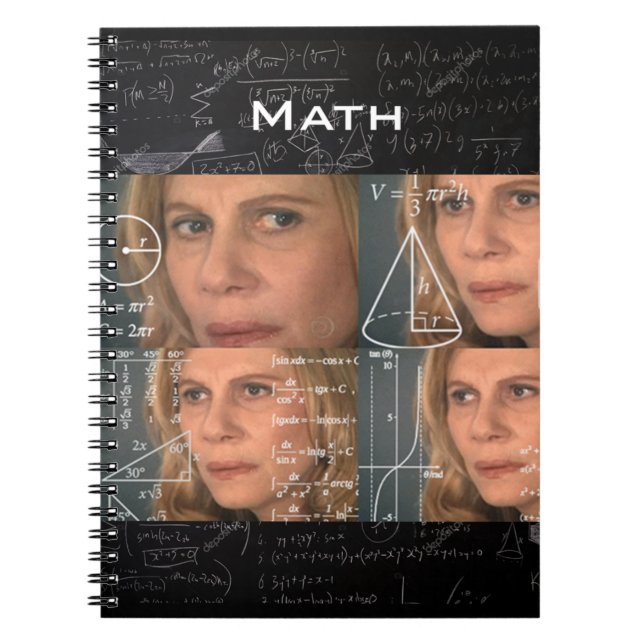 Meme de la matemáticas del cuaderno (Frente)