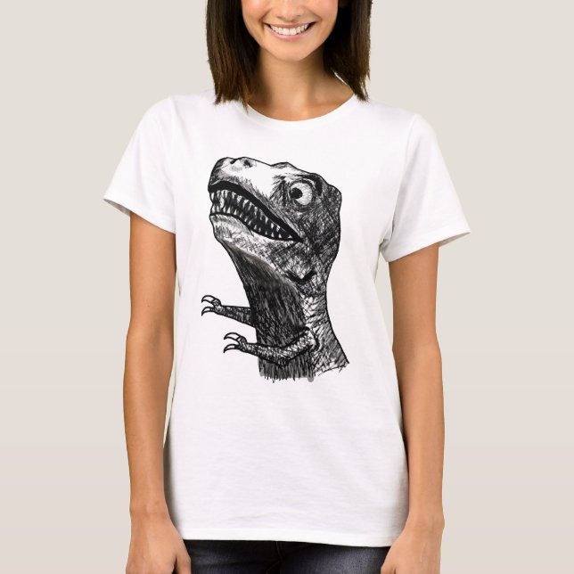 Meme de la rabia T-Rex - Las damas tienen camiseta (Anverso)