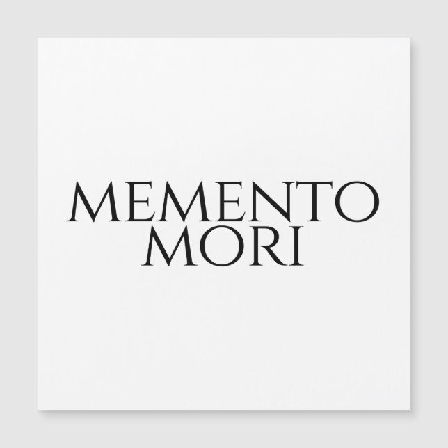 Memento Mori (Anverso)
