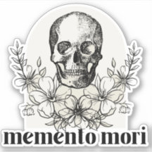Memento Mori - Pegatina de Vinyl
