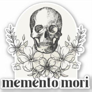 Memento Mori - Pegatina de Vinyl