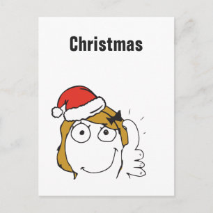 Memes de Navidad Rubia Troll Texto personalizado E