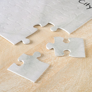 Memoria Boda acuarela Keepsake rompecabezas de rec