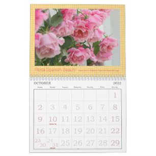 Memoria de hermosos Rosas Calendario カ レ・ダ・・・・