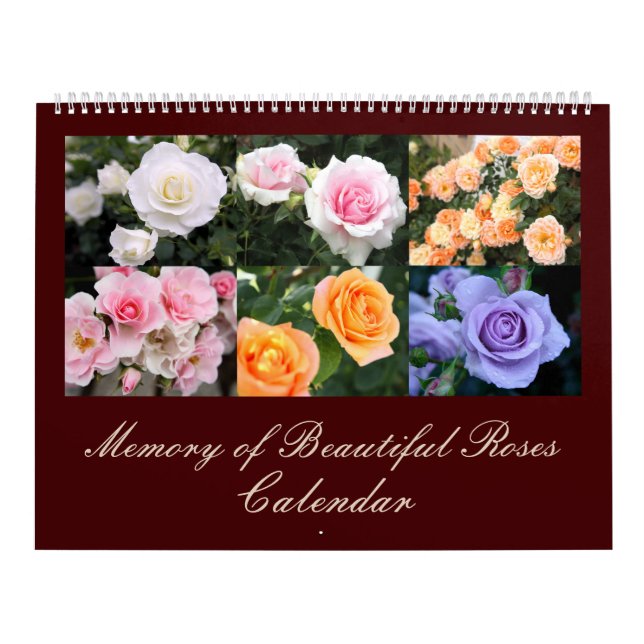 Memoria de hermosos Rosas Calendario カ レ・ダ・・・・ (Tapa)