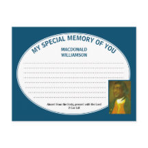 MEMORIA ESPECIAL DE USTED Tarjeta de memoria para 