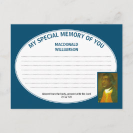 MEMORIA ESPECIAL DE USTED Tarjeta de memoria para 