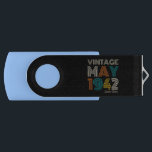 Memoria USB 80th Birthday Vintage 1942 Limited Edition Flash D<br><div class="desc">Regalo de cumpleaños de 80th Birthday Vintage 1942 Limited Edition</div>