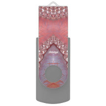 ADALYN ~ Modelo abstracto Gris blanco rosado ~ Fla