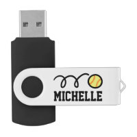 Memoria USB amarilla personalizada de la pluma de