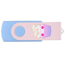 Memoria USB con las magdalenas rosadas del kawaii