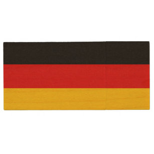 Memoria USB De Madera Bandera alemana