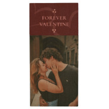 Modern Minimal Chic Script Photo Forever Valentine