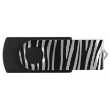 Memoria USB del estampado de zebra