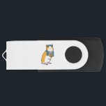 Memoria USB Hamster at Fitness with Towel<br><div class="desc">This design is the perfect gift for a birthday,  Christmas and other celebrations. It is suitable for women,  men and kids.</div>