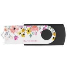 Patrón floral de moda Trendy botánica