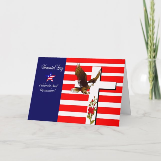 Memorial Day, tarjeta de felicitación general (Anverso)