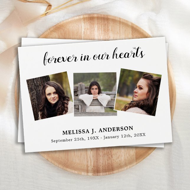 Memorial de la Celebración de la Vida 3 tarjetas d (Subido por el creador)