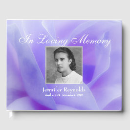 Memorial de la foto o libro de visitas funerarias