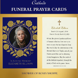 Memorial de la oración en funeral de los Rosas del