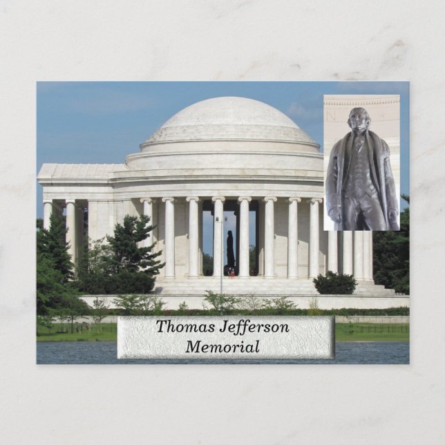 Memorial de Thomas Jefferson - postal (Anverso)