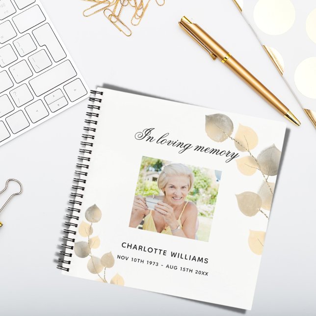 Memorial del libro de invitados ecalyptus golden (Subido por el creador)