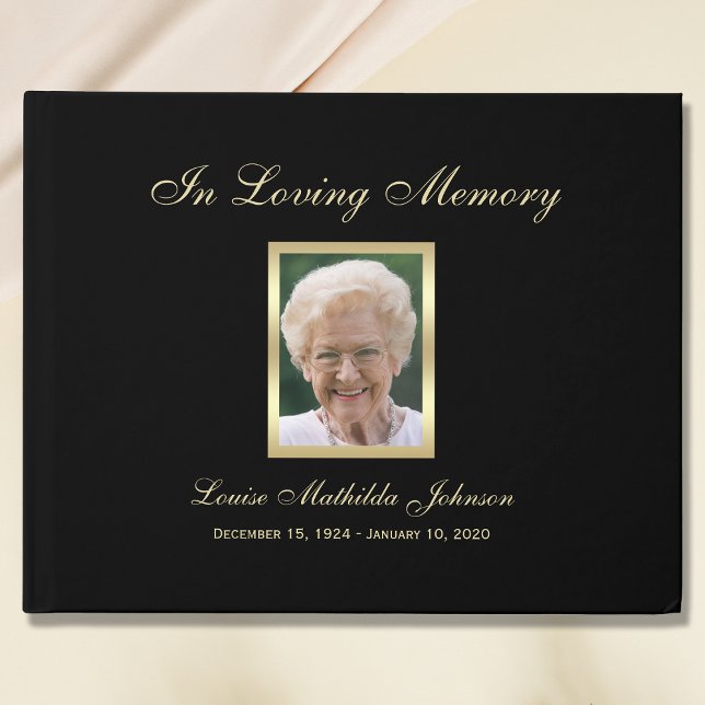 Memorial fotográfico o libro de invitados funerale (Subido por el creador)