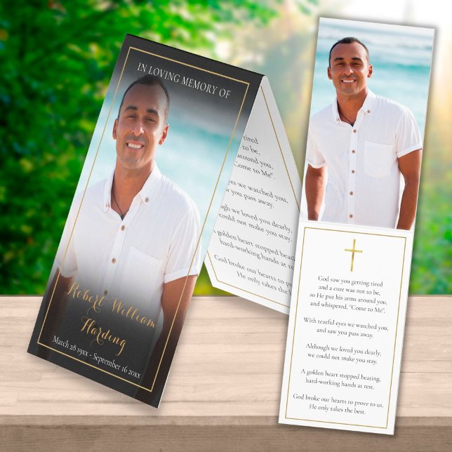 Memorial funeral 2 Fotos Tarjetas plegadas de orac (Subido por el creador)