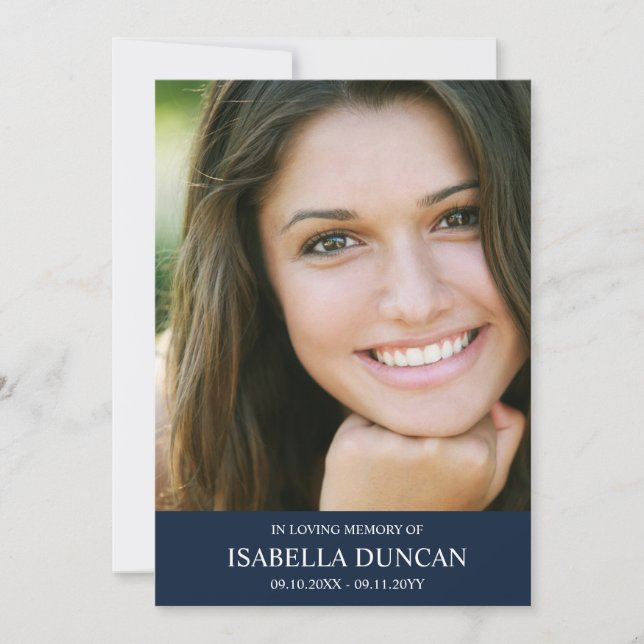 Memorial Funeral | Armada En memoria Foto (Anverso)