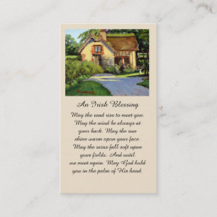 Memorial Funeral Tarjeta de Oración de Bendición I