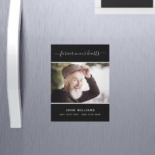 Memorial imán de amor a las fotos negras