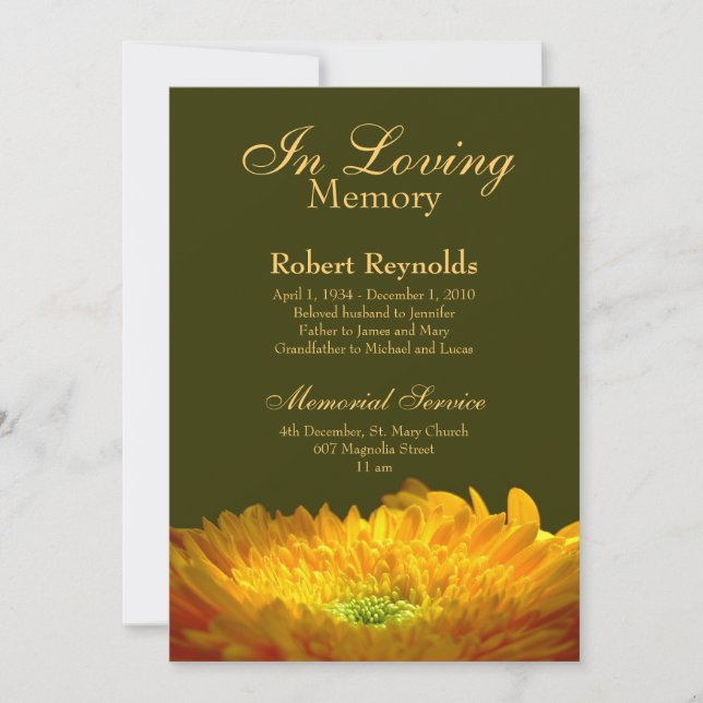 Memorial / Invitación (Anverso)