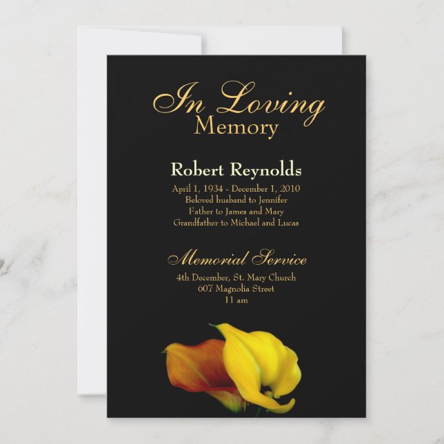 Memorial / Invitación (Anverso)