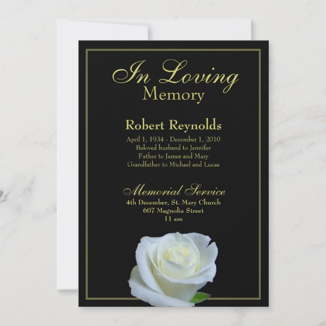 Memorial / Invitación (Anverso)