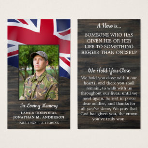 Memorial militar británico cayó en la oración de l