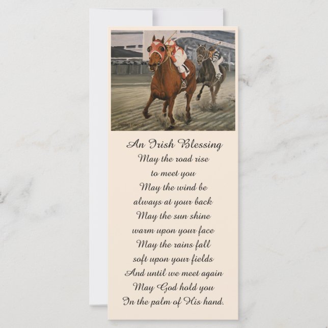 Memorial Sympathy Celebration of Life Card (Anverso)