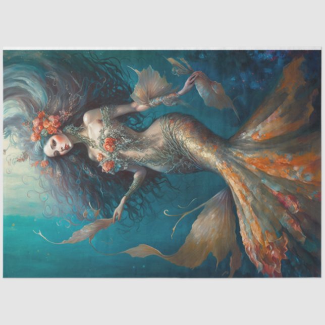 Memorización del papel de tejidos de sirena (Anverso)