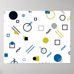 Memphis, arte geométrico moderno, moderno y modern